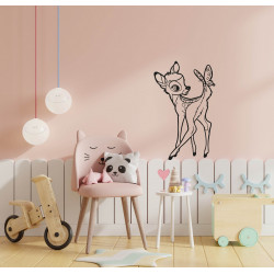 sticker bambi décoration chambre bébé enfant